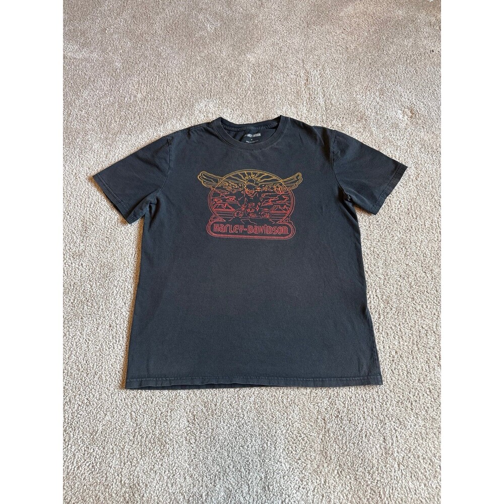 Harley Davidson Eagle Unisex Graphic Tee Size Medium